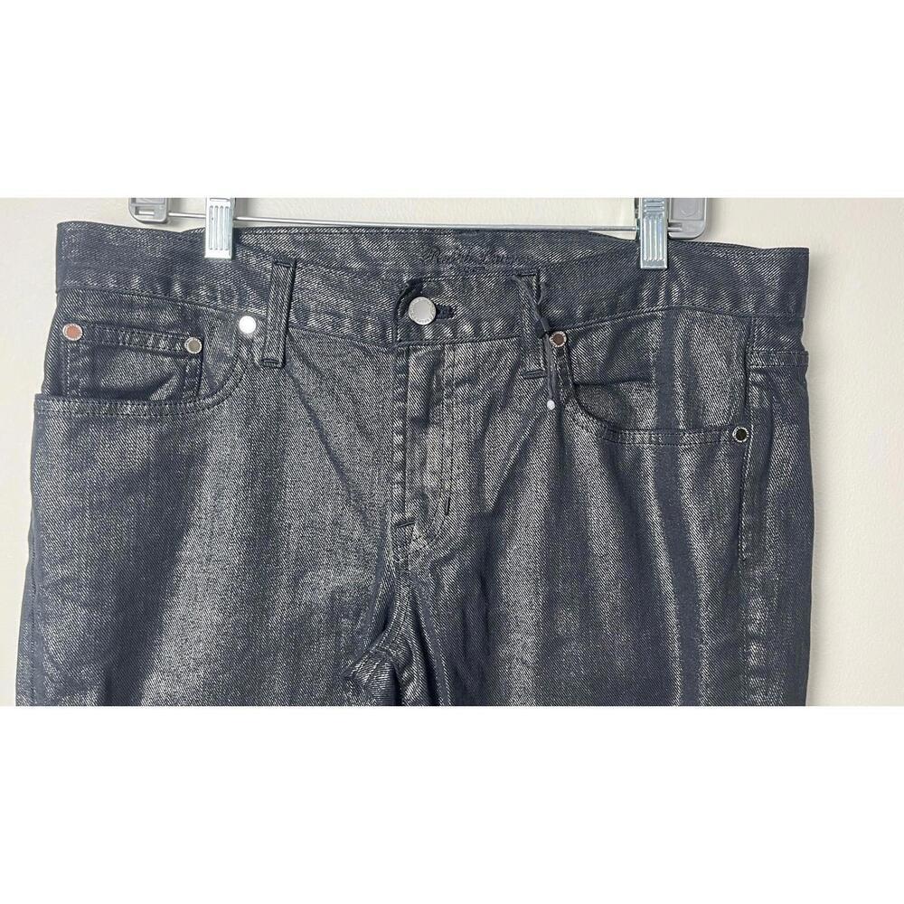 RALPH LAUREN BLACK LABEL GUNMETAL JEANS - Picture 2 of 12
